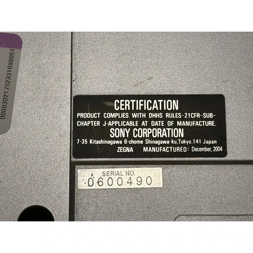Sony under cabinet